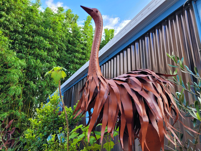 Large metal Emu sculpture 